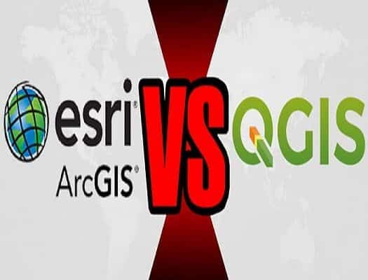 تفاوت نرم افزار های QGIS و ARCGIS