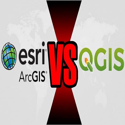 تفاوت نرم افزار های QGIS و ARCGIS
