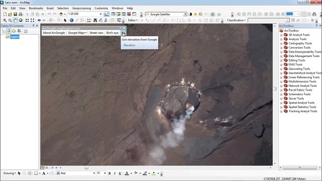استخراج نقاط ارتفاعی از Google earth در arc gis