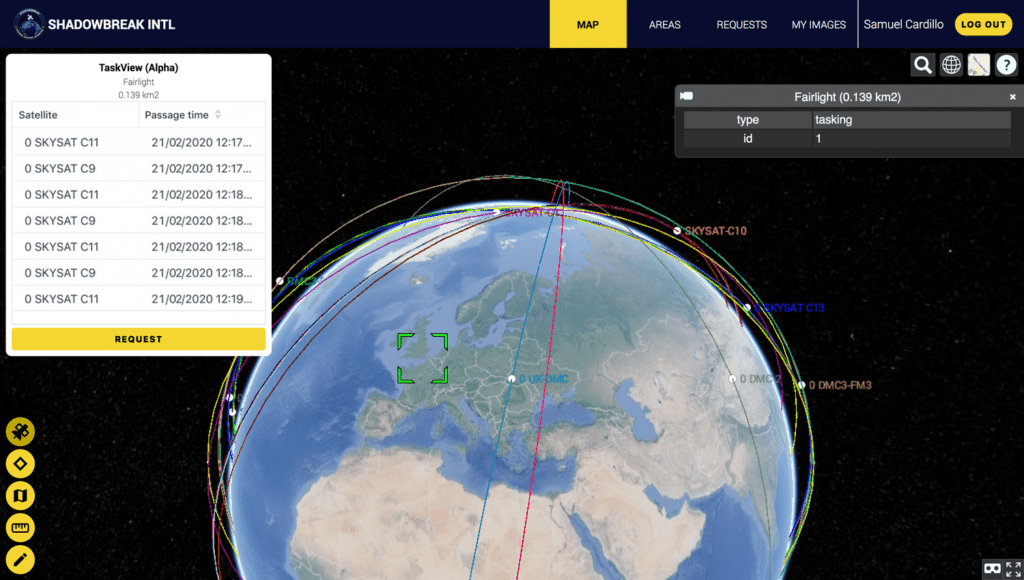 نقشه ماهواره ای