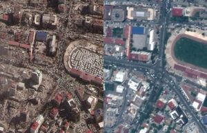 تصاویر قبل و بعد از زلزله ترکیه