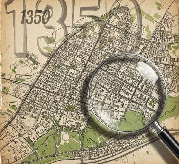 عکس هوایی و نقشه هوایی سال 1350