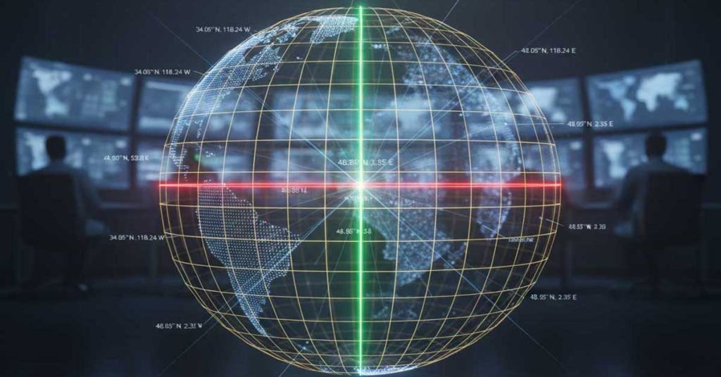 سیستم مختصات جغرافیایی و طول عرض جغرافیایی