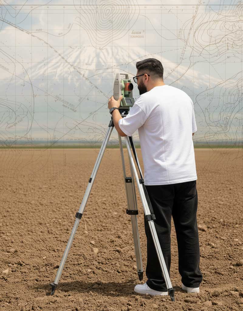 نقشه برداری زمینی مپ اسکیل